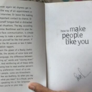How to Make People Like You by Nicholas Boothman