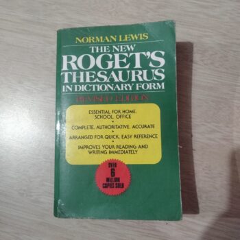 THE NEW ROGETS  THESAURUS IN DICTIONARY FORM- NORMAN LEWIS