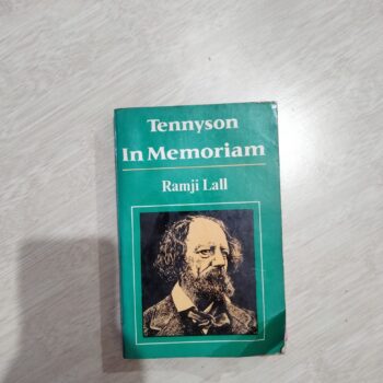 Tennyson In Memoriam- By Ramji Lall