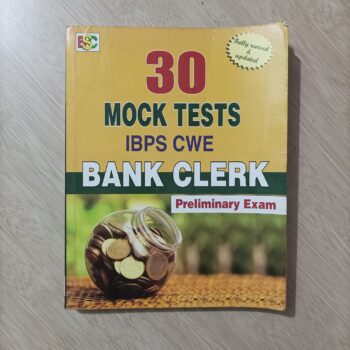 30 MOCK TESTS IBPS CWE BANK CLERK