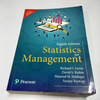 Statistics for Management Eight Edition by Pearson-New Like Secondhand Book