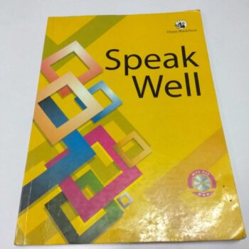 Speak Well Book by Orient BlackSwan