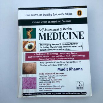 Book of Self Assessment & Review Medicine by Mudit Khanna 12th Edition