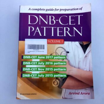 DNB-CET Pattern Volume-1 Book by Arvind Arora