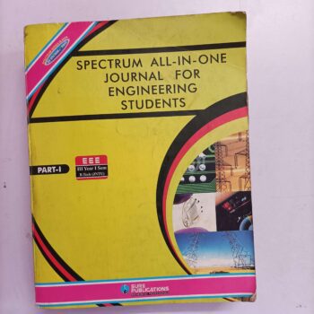 B.Tech III-Year I-Sem (EEE) Spectrum All In One Journal,JNTU,Low Price 2009-2010 Edition (Paperback, SIA)