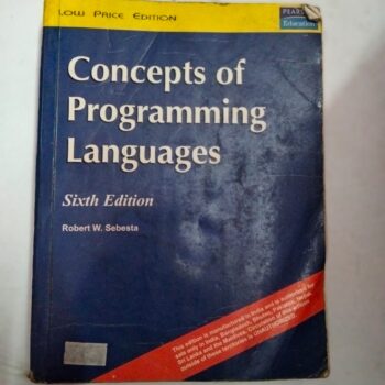 ConceptS OF PROGRAMING LANGUAGES -SIXTH EDITION